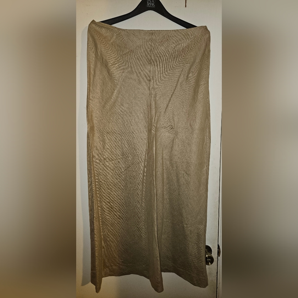 Banana Republic khaki Linen skirt XL